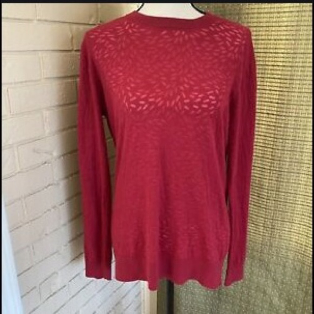 2/20 Lacoste red sweater